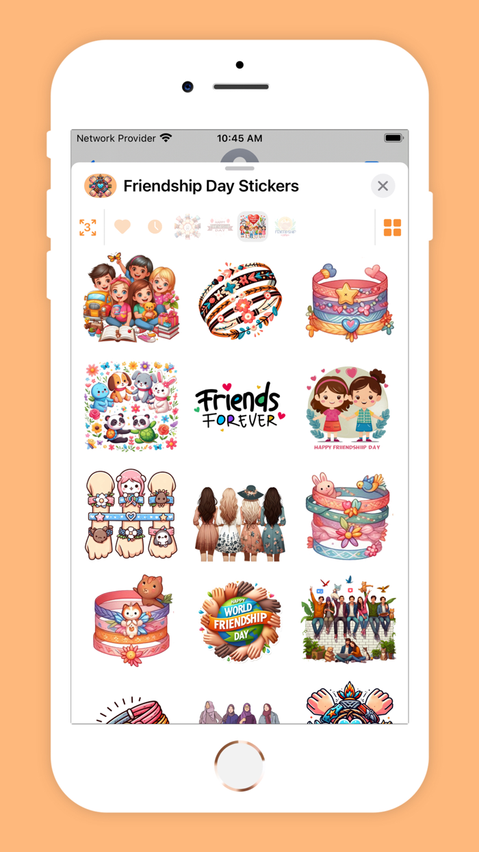 Friendship Day iStickers