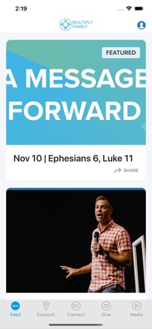 Multiply Family of Churches app screenshot