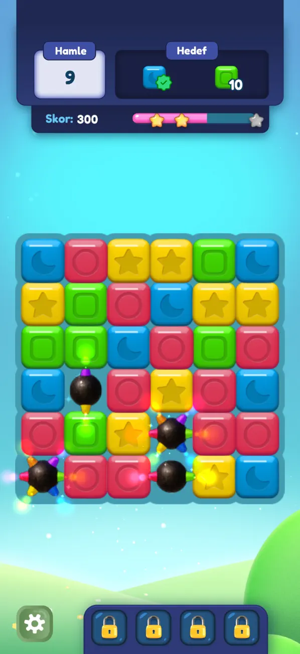 Screenshot #2 pour Kral Şakir - Renkli Bloklar