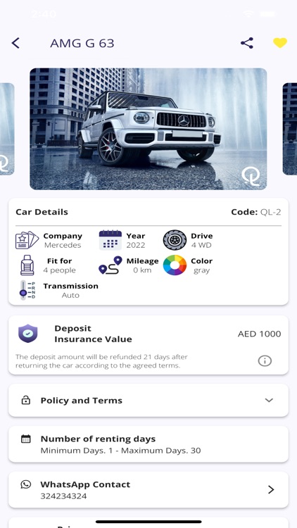 QLavish - Car Rental screenshot-6