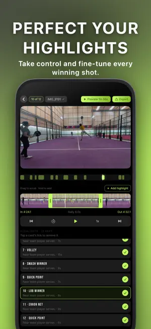 CourtCut AI: Padel, Pickleball screenshot 2