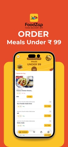 FoodZap - Order Food Online screenshot
