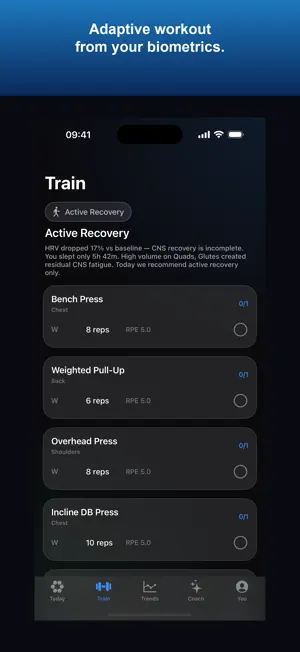Adaptiv: Recovery Training screenshot 3