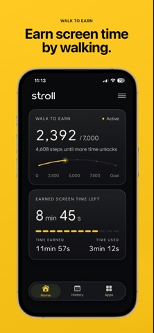 Stroll - Steps to Screen Time screenshot