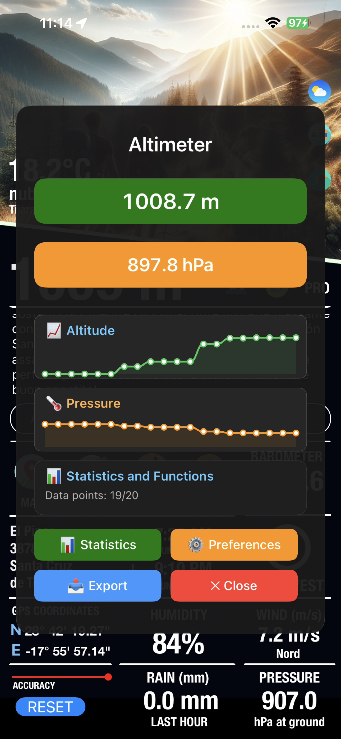 Peak - Altimeter GPS Barometer
