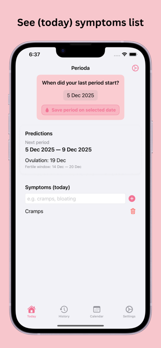 Perioda Screenshot 5 of 9