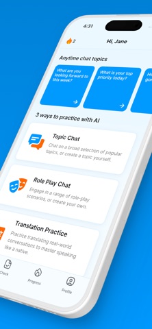 AI Language Practice - Bubblz Screenshot 2 of 10