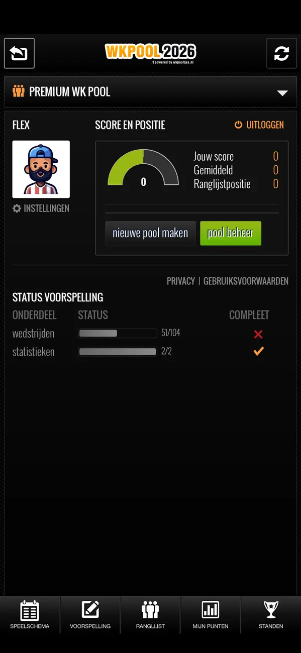 Screenshot #2 pour WK Pool 2026