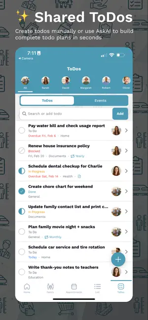 FamilyFeed - Family Organizer screenshot 4