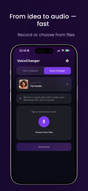 Voice Changer, TTS - Warpy screenshot 2