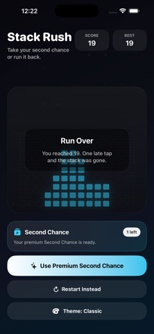 Stack Rush: Tap Tower iPhone screenshot
