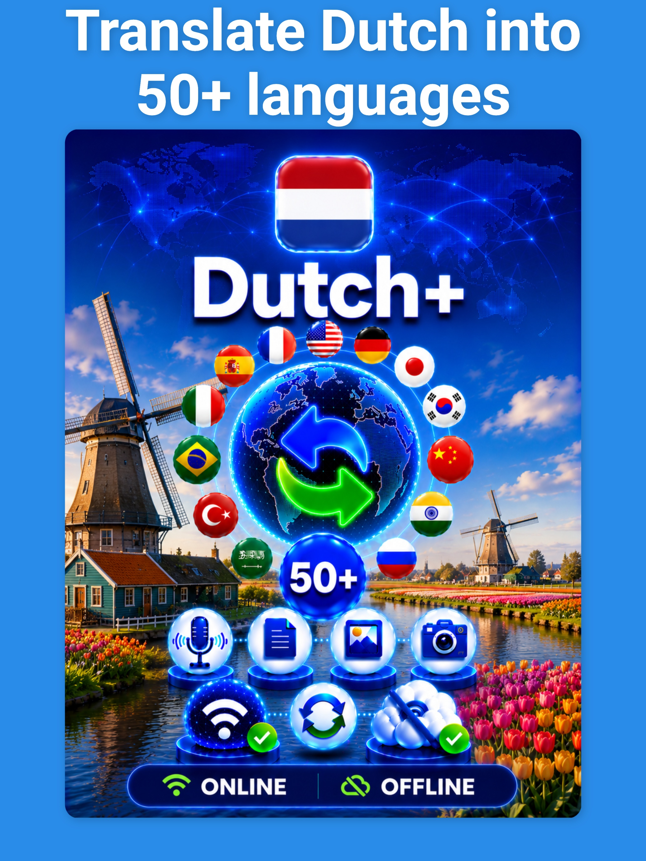 Dutch Translator & More +