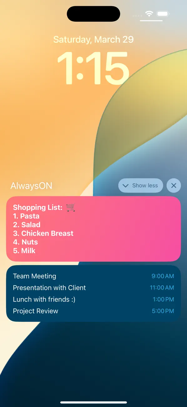 Screenshot #1 pour AlwaysLiveON