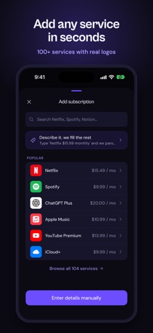SubTrackr Subscription Tracker Screenshot 4 of 6