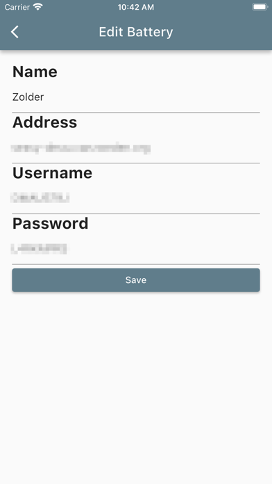 My Home Battery screenshot