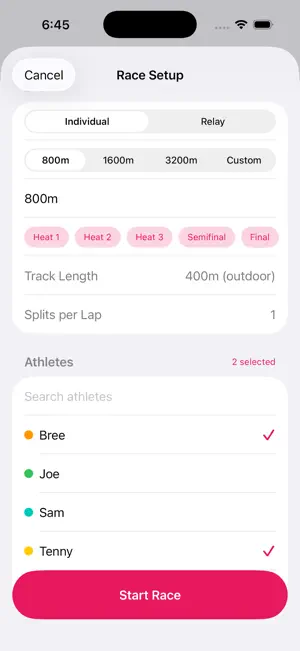 Runsmith Split Timer screenshot 2