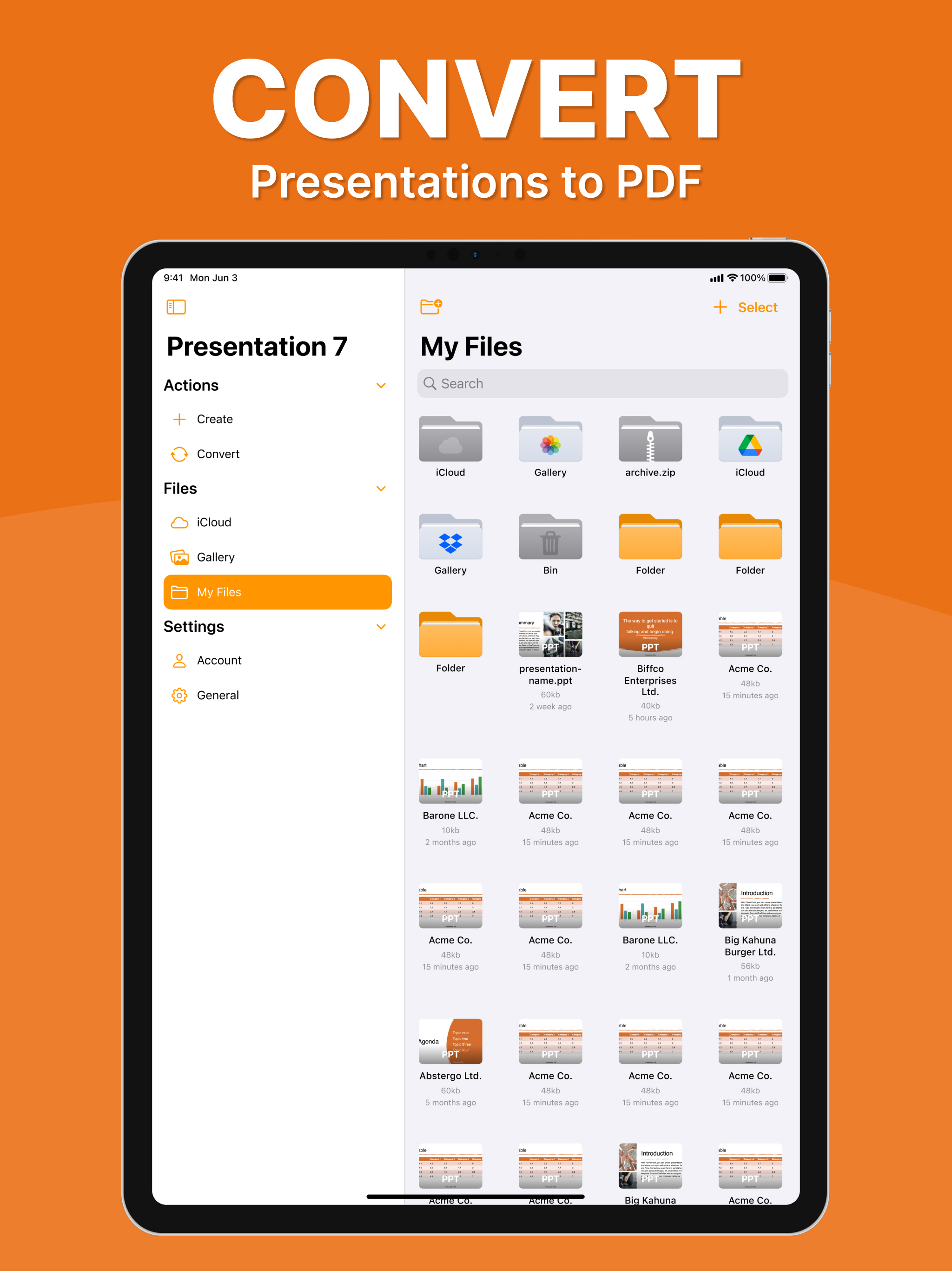 Presentation ®
