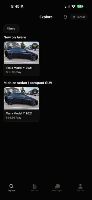 Avero Rentals screenshot 1