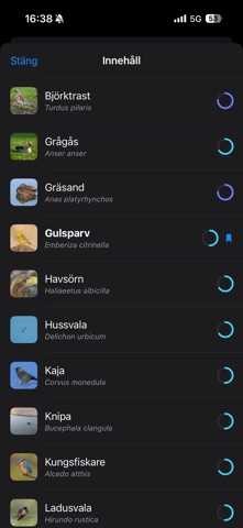 Fågelbok Screenshot 4 of 6