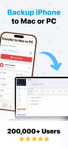 Air Share: Backup or Copy Data iPhone screenshot