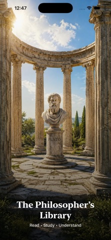 The Philosopher’s Library iPhone screenshot