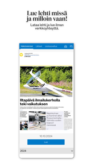 Pielisjokiseutu, päivän lehti screenshot