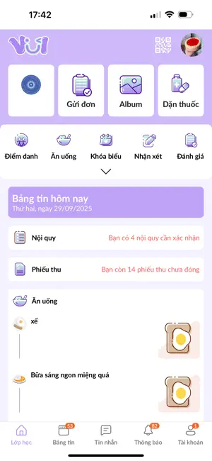 VUI - Phụ huynh screenshot 1