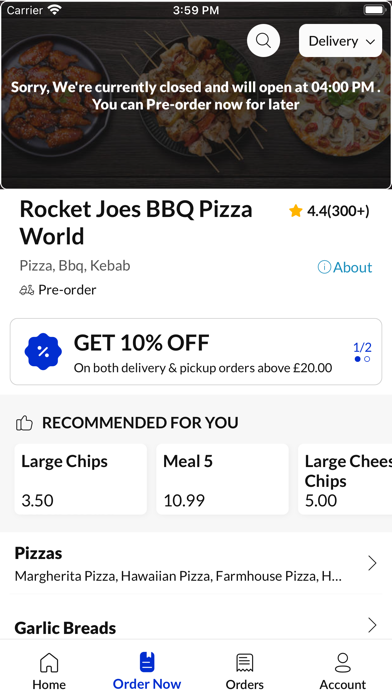 Rocket Joes BBQ Pizza World Screenshot