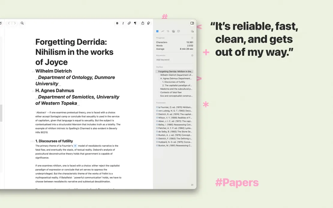 Ulysses, App Store screenshot 4