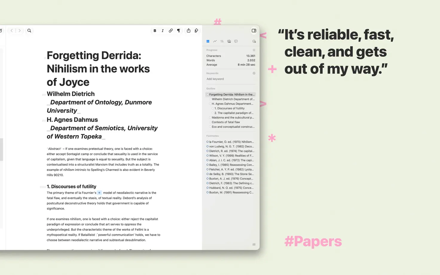 Ulysses, App Store screenshot 4