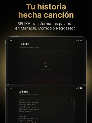 Belika: Corridos & Regional IA iPad screenshot 4