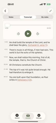 Pew: Sermon Notes, Bible Study Screenshot 3 of 6