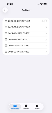 Borg Backup Explorer Screenshot 2 of 6