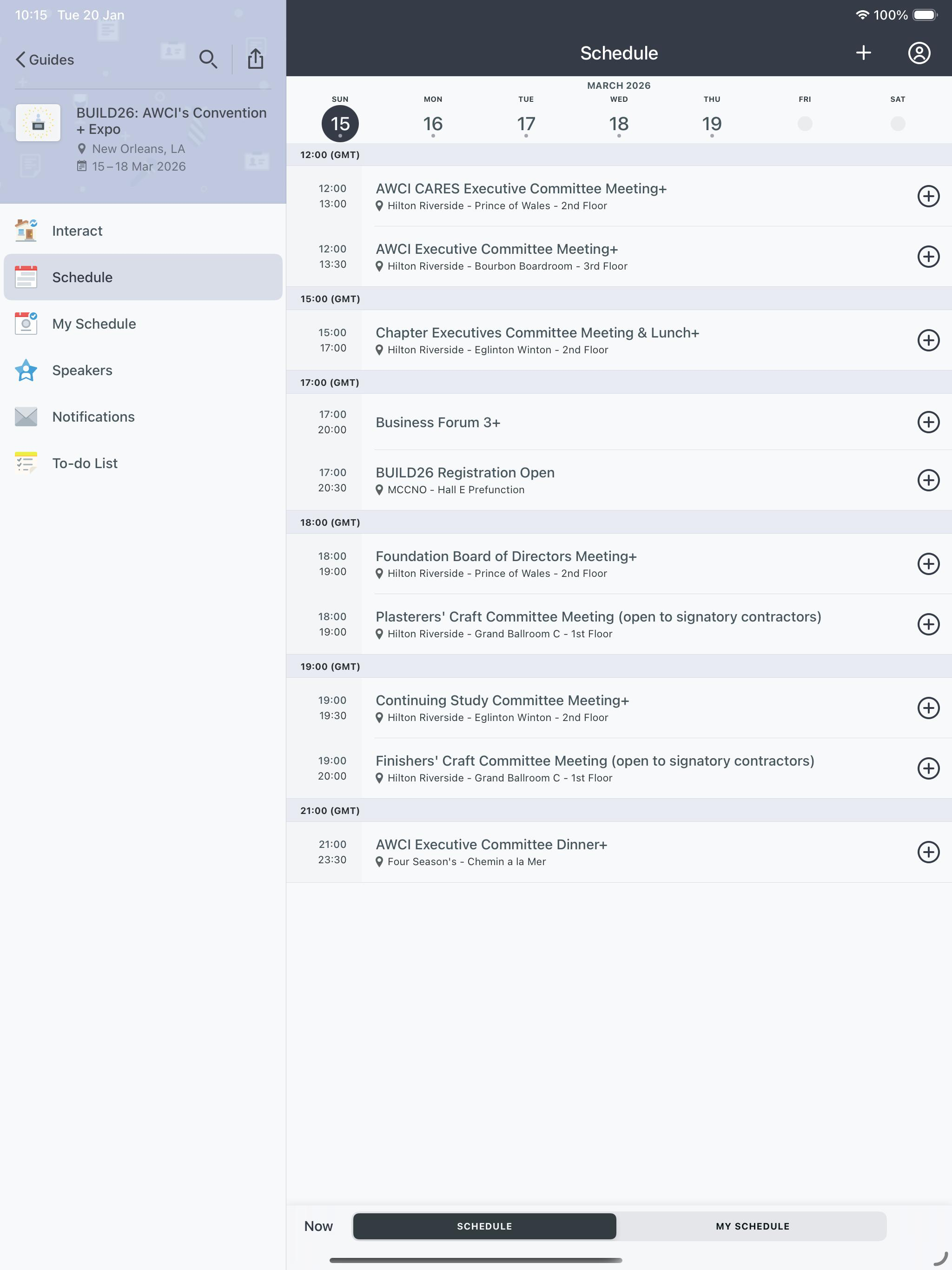AWCI Events screenshot 5