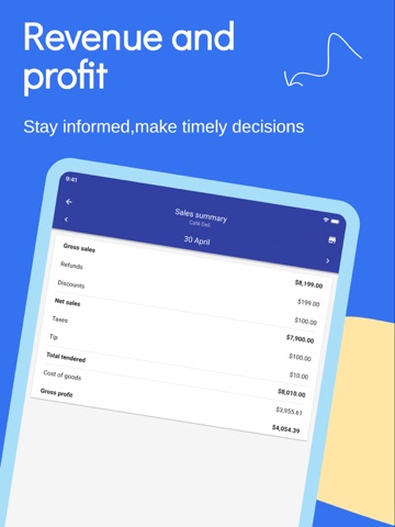 Loyverse Dashboard for POS iPad screenshot