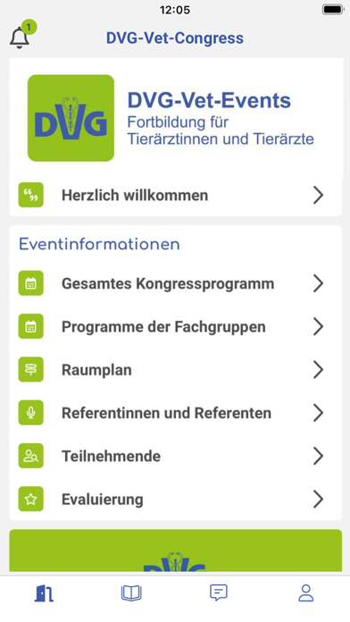 DVG-Vet-Events Screenshot