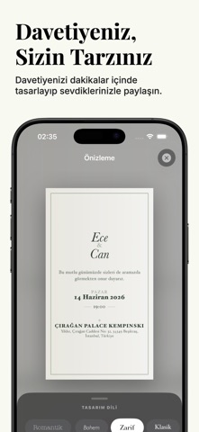 Düğün Listem iPhone screenshot
