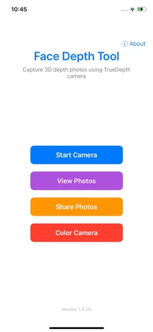 FaceDepthTool screenshot 1