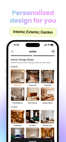Archie – AI Interior Design screenshot