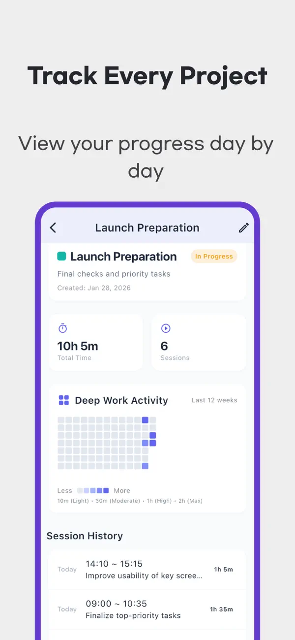 #3. Deep Focus - Deep Work Timer (iOS) Podle: Seulki Eom