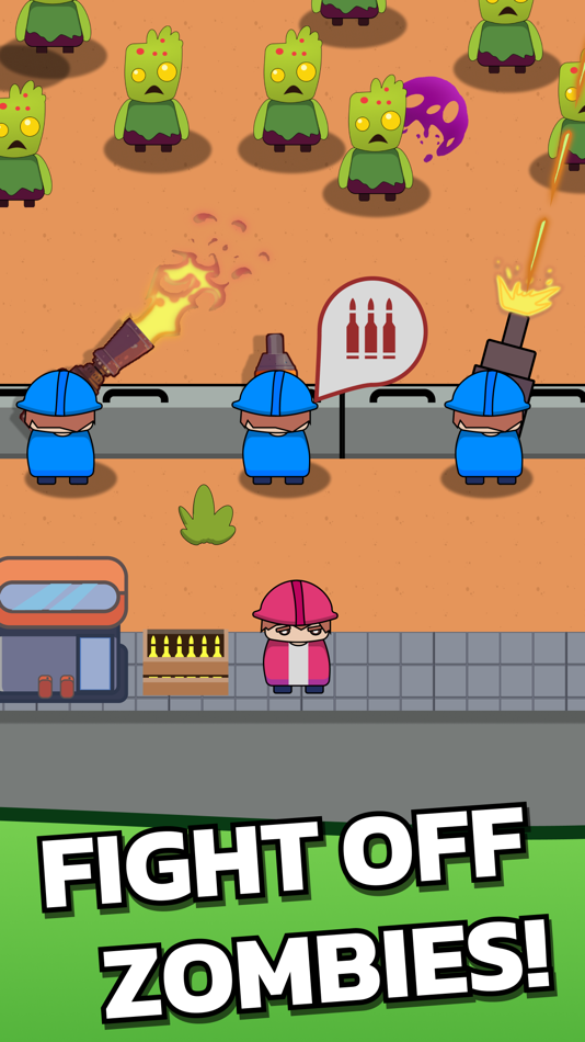 #1. Gas Station Z: Idle Defense (iOS) Podle: Fera Games sp. z o. o.
