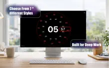 Analog Desk Clock Widget iPhone image 3