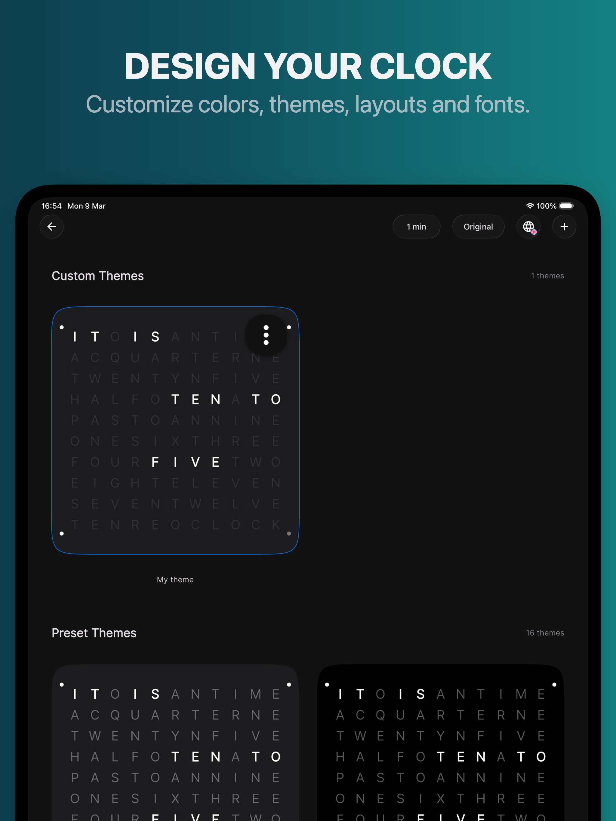 Word Clock Pro screenshot 9