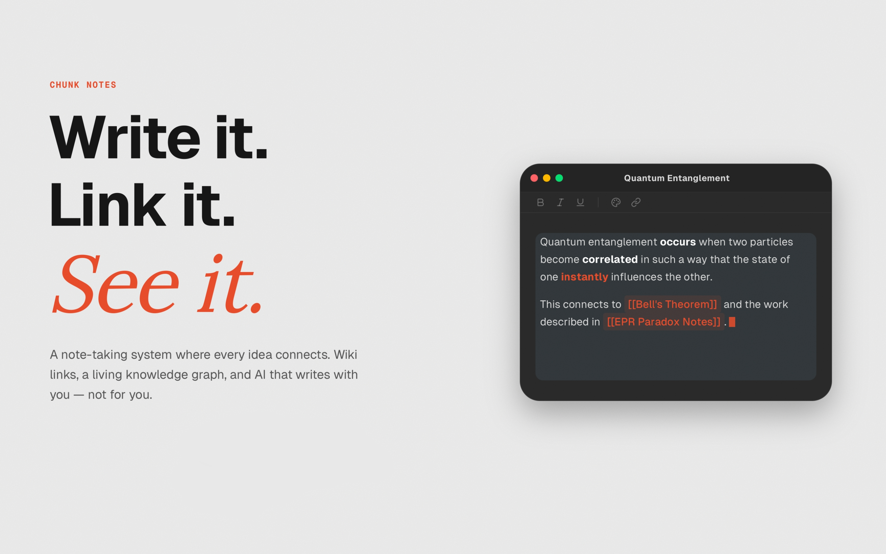 Chunk: AI Research Assistant