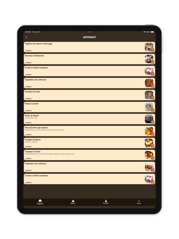 Fuoricorso Ristopub iPad screenshot