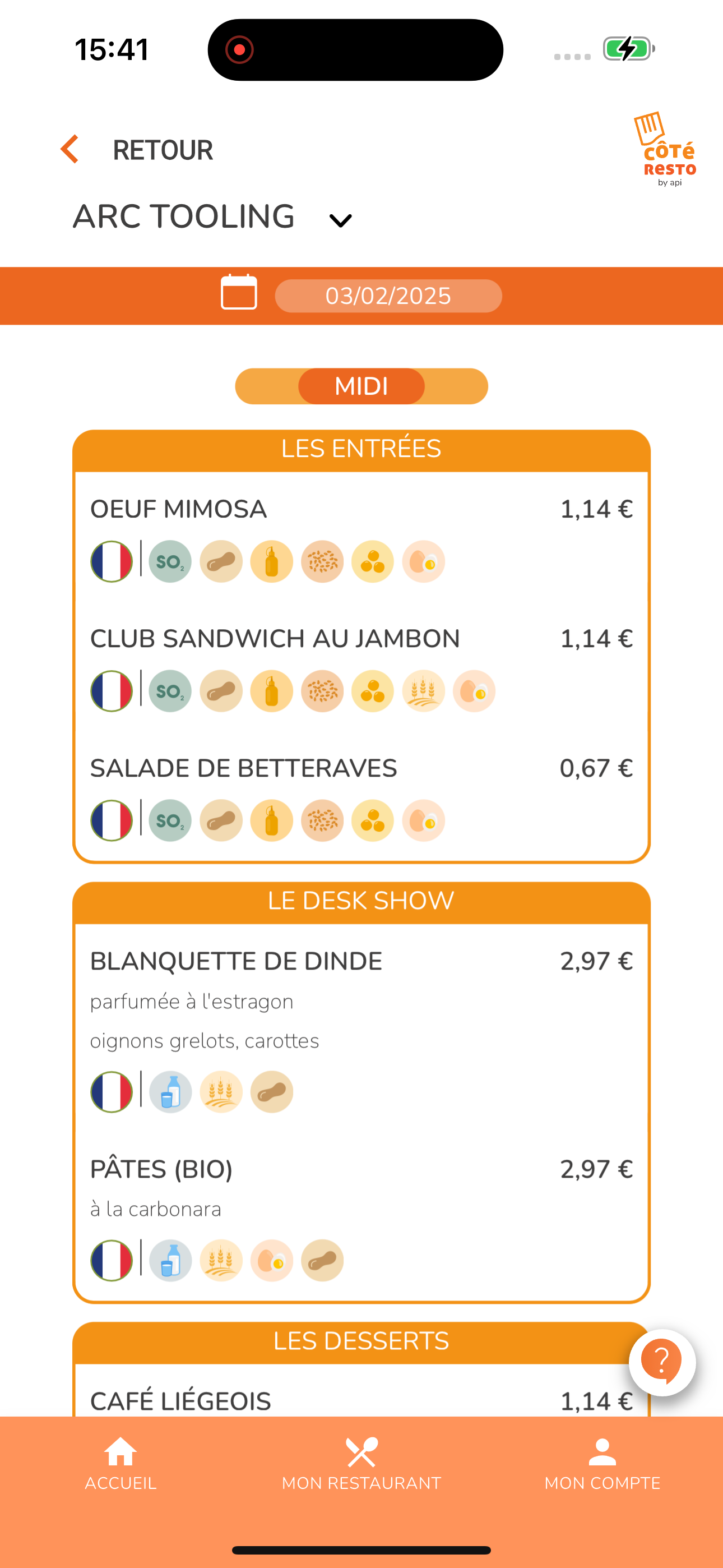 Côté Resto screenshot 4