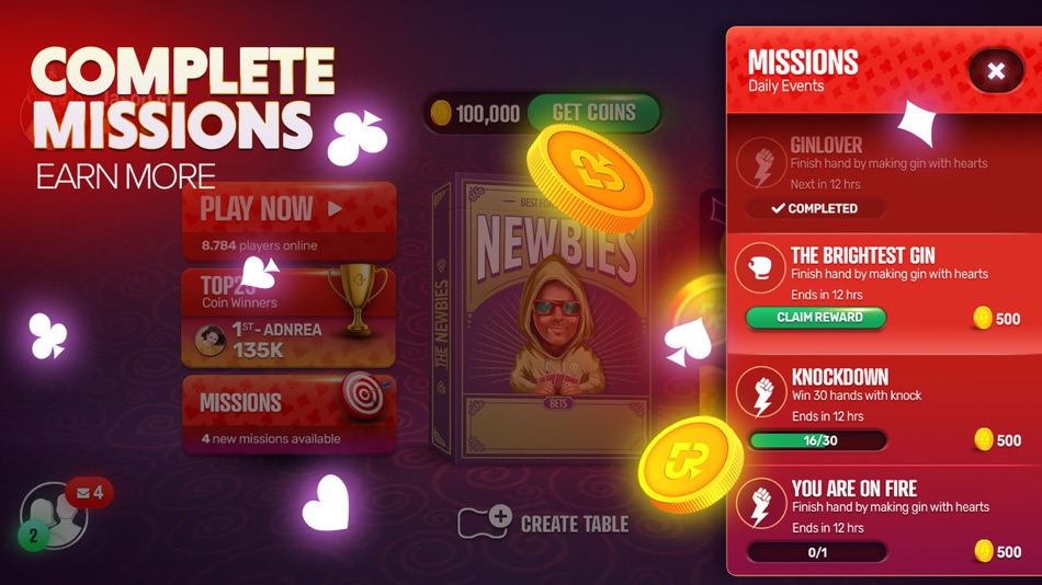 #5. Gin Rummy Extra - Card Game (iOS) 由: BRO3 INTERAKTIF BILGI TEKNOLOJILERI ANONIM SIRKETI