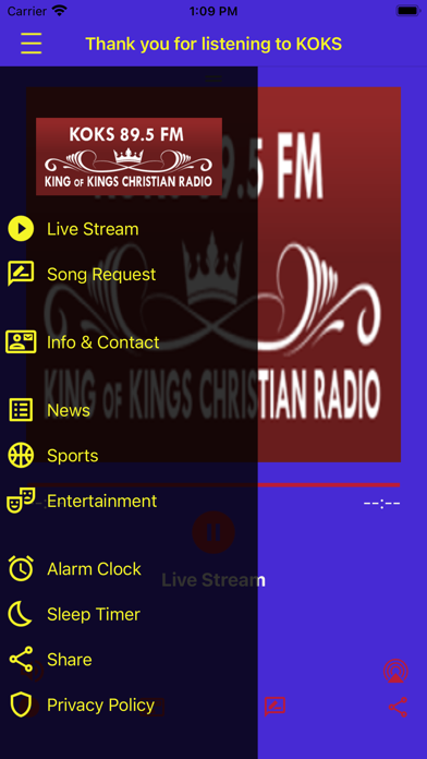 KOKS 89.5 FM Poplar Bluff, MO Screenshot