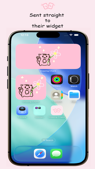 DrawingChank Couple Widget screenshot