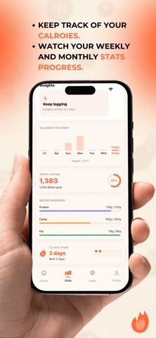 Kalo: Calorie Tracker Screenshot 1 of 3